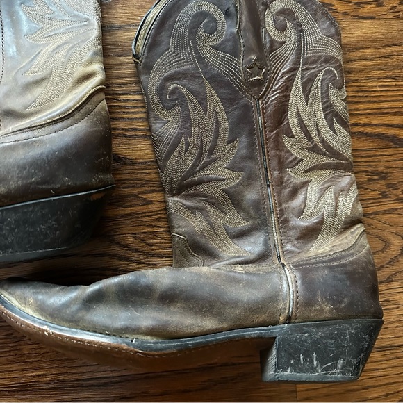 Durango western Brown Cowboy Boots - Picture 8 of 11